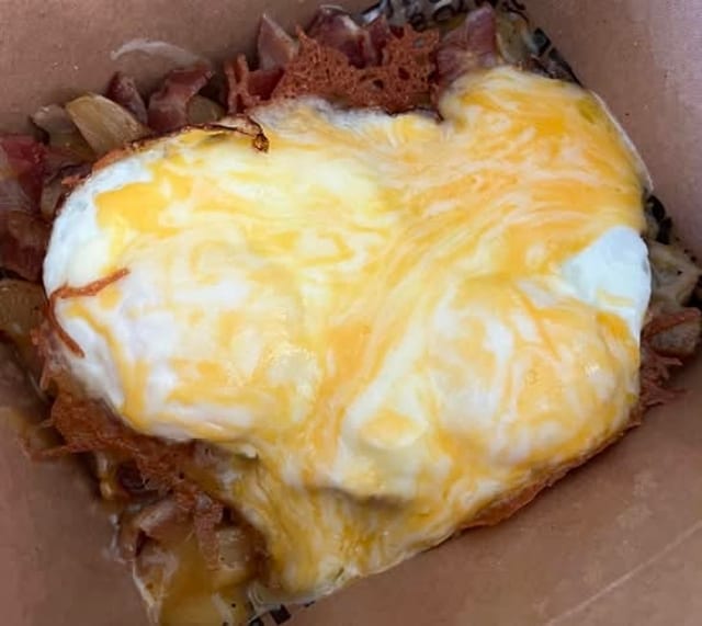 Bacon, Eggs & Hash Skillet.