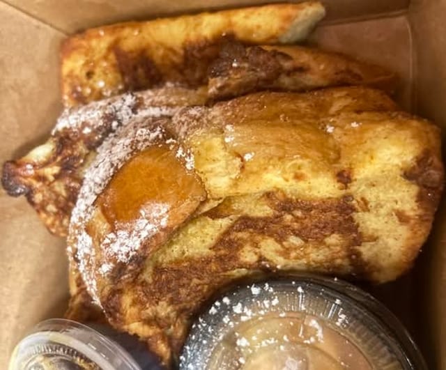Caramel Banana French Toast.