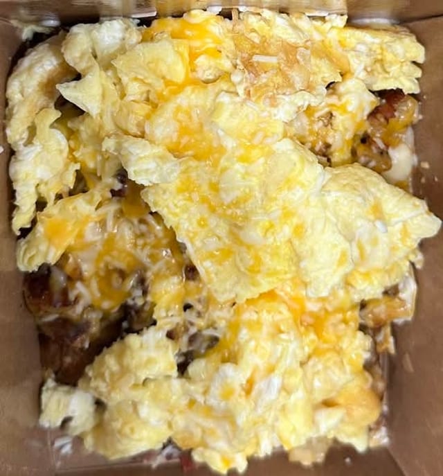 Bacon, Eggs & Hash Skillet.